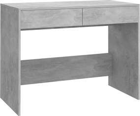 vidaXL Γραφείο Γκρι Σκυροδέματος 101x50x76,5 εκ. Επεξεργασμένο Ξύλο