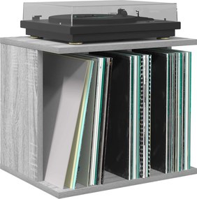 vidaXL Αποθήκευση Βινυλίου Γκρι Sonoma 42 x 33 x 36 εκ.