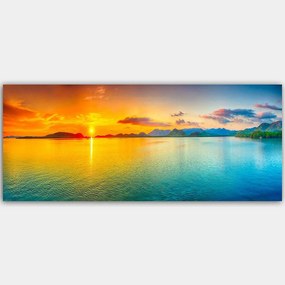 Πίνακας Καμβάς 451ERN1251 120x50cm Multi Wallity Horizontal Ξύλο, Καμβάς