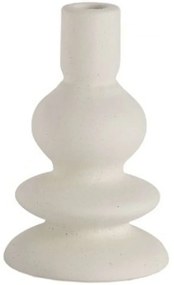 Κηροπήγιο AH-AX24040 11x16cm White Andrea House Ceramic