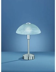Επιτραπέζιο Φωτιστικό LED 4,5W Dimmer Αλάβαστρο Donna Trio Lighting-525790107-Νίκελ Ματ 525790107