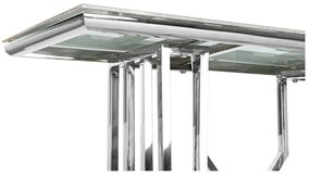 Έπιπλο Εισόδου DKD Home Decor Λευκό Ασημί 120 x 40 x 78 cm