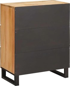 vidaXL Πλαϊνό γραφείο Καφέ 60 x 33 x 75 cm Στερεό ξύλο μάνγκο