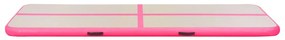 vidaXL Στρώμα Ενόργανης Φουσκωτό Ροζ 300 x 100 x 10 εκ. PVC με Τρόμπα