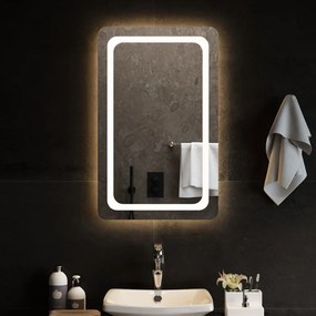 vidaXL Καθρέφτης Μπάνιου με LED 50x80 εκ.
