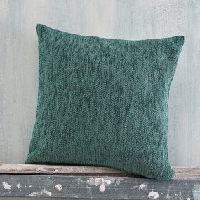 Μαξιλαροθήκη Διακοσμητική Essie Petrol Ρυθμός 40Χ40 Chenille,Cotton,Polyester