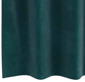 vidaXL Κουρτίνες 2 pcs Σκούρο πράσινο 140 x 225 cm Βελούδο