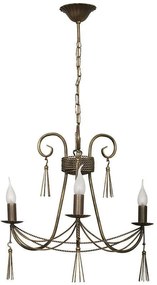 Φωτιστικό Οροφής Twist III 2764 Brown-Gold Nowodvorski Metal