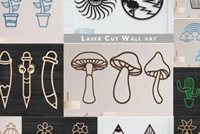 Intra απο ξύλο plywood 3mm-4mm πάχος – Σετ Πακέτο Wall Art Δίασταση 40x30 cm INTRAFABR-69957841