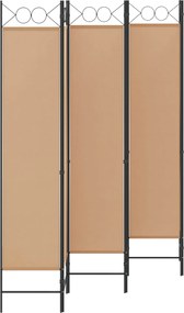 vidaXL Διαχωριστικό Δωματίου 6-Πάνελ Μπεζ 240 x 200 cm Ύφασμα