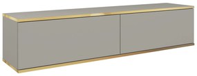 Κρεμαστό έπιπλο τηλεόρασης ORO Γκρι 135x30x32cm