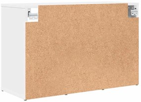 vidaXL Παπουτσοθήκη Λευκό 77.5 x 30 x 51 εκ. Επεξεργασμένο ξύλο