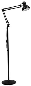 Φωτιστικό Δαπέδου Audrey 01468 1xE27 Φ15cm 73cm Black GloboStar
