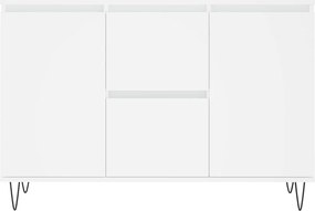 vidaXL Μπουφές Λευκός 101,5 x 35 x 70 εκ. από Επεξεργασμένο Ξύλο