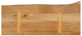 vidaXL Επιφάνεια Τραπεζιού 70x30x2,5 εκ. Live Edge Μασίφ Ξύλο Μάνγκο