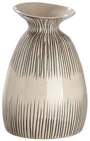 Βάζο Μπεζ Κεραμικό 22.5cm