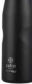 Μπουκάλι Θερμός Travel Flask Save The Aegean Midnight Black 750ml - Estia