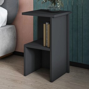 Κομοδίνο Ανθρακί OLODAR 29.6x29.6x50