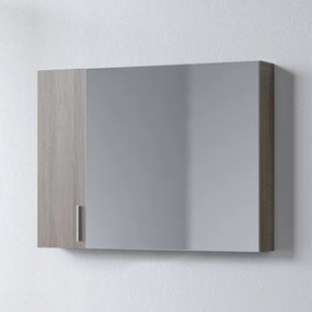 Bathroom mirror SIENA 90 Sonoma Dark 87.5x14x65 cm. 87.5x14x65 εκ.