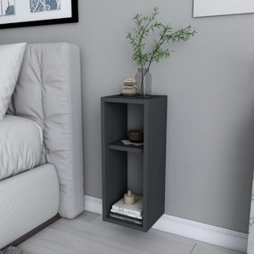 Κομοδίνο επιτοίχιο Sault Megapap χρώμα ανθρακί 23,2x22x59,6εκ.-GP052-0158,1