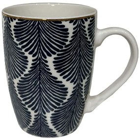Κούπα Fleur 028881 8x8x11cm White-Blue Porcelain