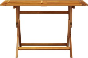 vidaXL Σετ Τραπεζαρίας Κήπου 5 τεμ. Μπεζ Ύφασμα/Μασίφ Πεύκου