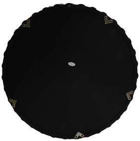 Καθρέπτης Τοίχου Specio Μαύρο Ξύλο Φ60x4.5εκ. 60x4.5x60 εκ.
