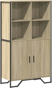 vidaXL Ντουλάπι Sonoma Δρυς 79,5x35,5x137,5 εκ. Επεξεργασμένο Ξύλο