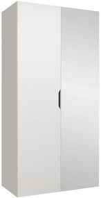 Ντουλάπα Malaga plus δίφυλλη-Leuko