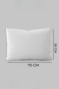Stewehome Σετ 2 τεμαχίων μαξιλαριών από σιλικόνη nonwoven Λευκό 50x70 cm