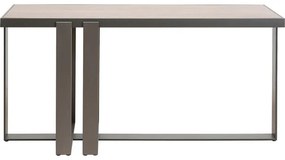 Κονσόλα Bravo Μεταλλική Γκρι 150x45x73 εκ. - Γκρι