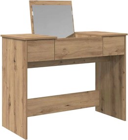 vidaXL Καλλυντικού Τραπέζι Artisan Oak 100 x 45 x 76 εκ.