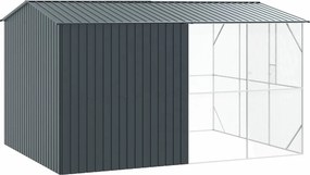 vidaXL Κλουβί Πουλιών Ανθρακί 430 x 310 x 247 εκ