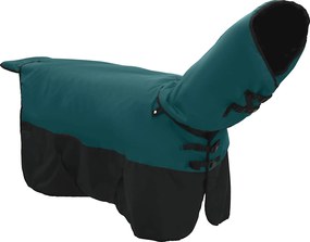 vidaXL Σαμάρι Ίππου Σκούρο πράσινο και μαύρο 145 cm Πολυεστέρας