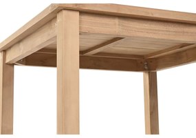 Τραπεζαρία Home ESPRIT Καφέ Ξύλο Τικ 80 x 80 x 77 cm