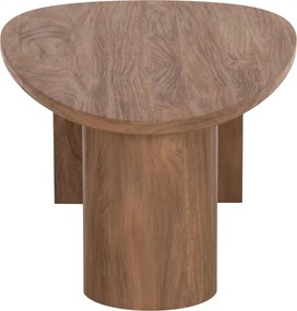 ΤΡΑΠΕΖΙ ΣΑΛΟΝΙΟΥ ΟΒΑΛ ALPER HM18327 MDF ΣΕ SONAMA ΧΡΩΜΑ 110x60x40Υεκ