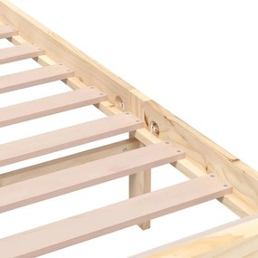 vidaXL Πλαίσια κρεβατιού Φυσικό 160 x 200 cm Solid Pine Wood