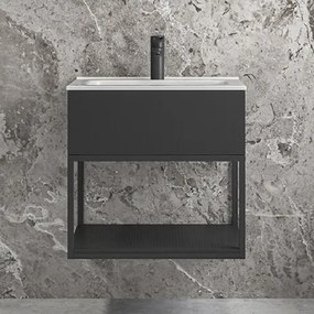 Furnibath S 61 - Βάση Επιπλου με Συρταρι και Ραφι 61x46 - 384