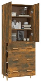 vidaXL Ντουλάπα Καπνιστή δρυς 70x34x180 cm από Επεξεργασμένο Ξύλο
