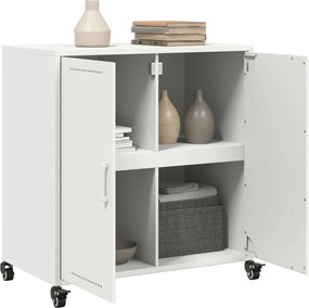 vidaXL Ντουλάπι Λευκό 68x39x72 εκ. από Χάλυβα