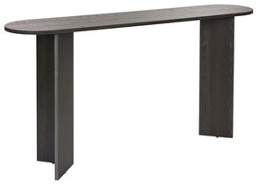 Κονσόλα Sira 668NRD1123 150x35x75cm Black Μοριοσανίδα, Μελαμίνη