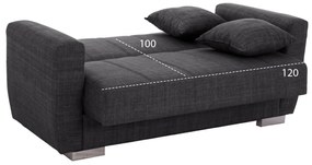 ΚΑΝΑΠΕΣ ΚΡΕΒΑΤΙ POLYA ΔΙΘΕΣΙΟΣ ΓΚΡΙ HM3241.03 153x87x77Υεκ.