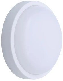Απλίκα Φωτιστικό Τοίχου LED 12W Λευκή PLUS Φ170X50 Eurolamp-145-20014-Λευκό 145-20014
