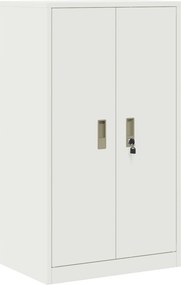 vidaXL Ντουλάπι αποθήκευσης Λευκός 60 x 40 x 105 εκ Ατσάλι