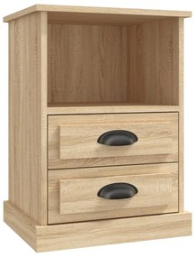 vidaXL Κομοδίνο Sonoma Δρυς 43x36x60 εκ.
