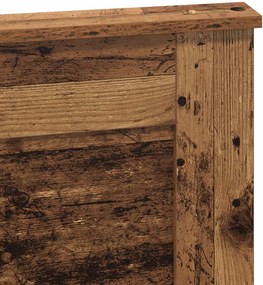 vidaXL Κεφαλάρι με κεφαλάρι Παλιό Ξύλο 160 cm Επεξεργασμένο ξύλο