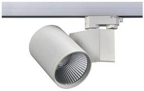Σποτ Ράγας Τριφασικό LED 40W 4000Κ Ρυθμιζόμενο Lisor Aca-LISOR4040W4N-Λευκό LISOR4040W4N