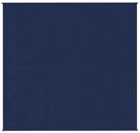 vidaXL Κουβέρτα Βαρύτητας Μπλε 220 x 235 εκ. 15 κ. Υφασμάτινη