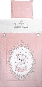 SET 3 PCS  COSY RANFORCE LITTLE BEAR PINK