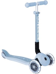 Globber Scooter Junior Foldable Lights Eco Blueberry